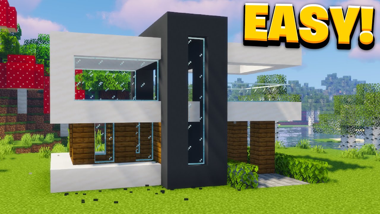 How to Make a Modern Home in Minecraft Part 2 - TokyVideo