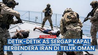 Kapal Berbendara Iran Diserbu Militer AS di Teluk Oman