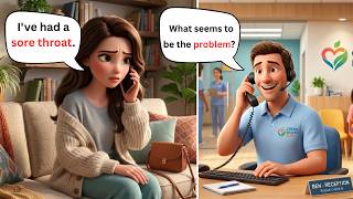 Making a Doctor's Appointment | Real-Life English Conversation Practice and Shadowing | A2 Level Update