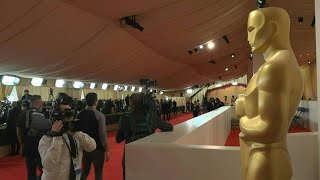 Final preparations underway on Oscars red carpet | AFP