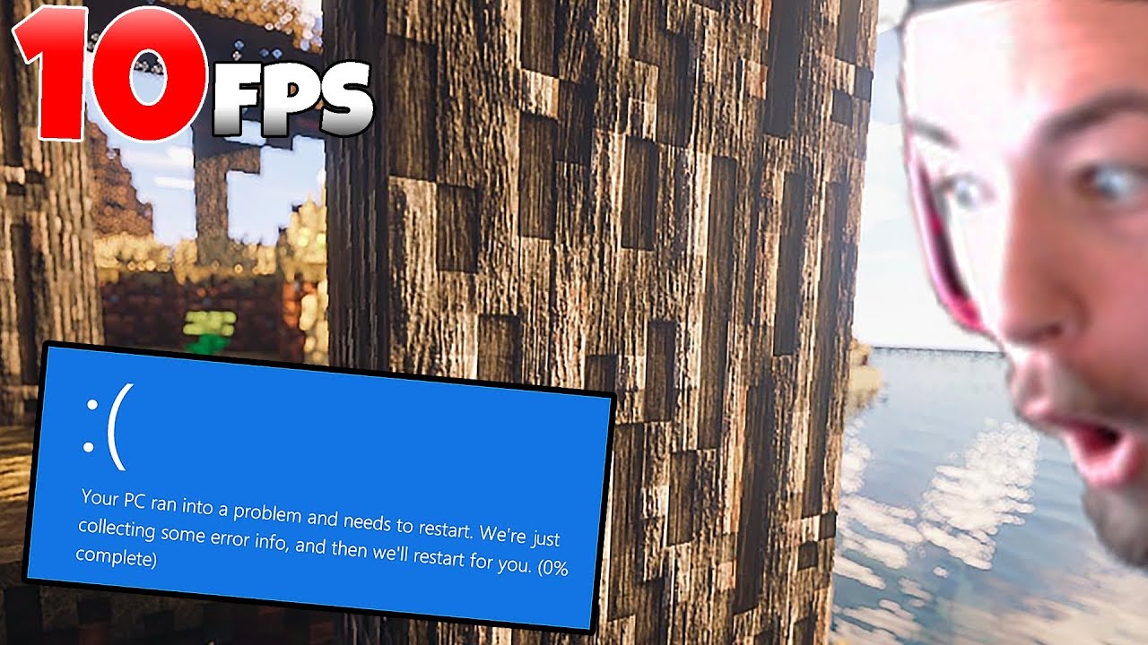 I CRASHED my PC with MODS in MINECRAFT