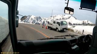 2017-0531北陸-立山黑部阿爾卑斯山脈路線-高原巴士-下山