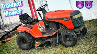 FREE NIGHTMARE RIDING MOWER FIXED | CRAZY TRANSFORMATION