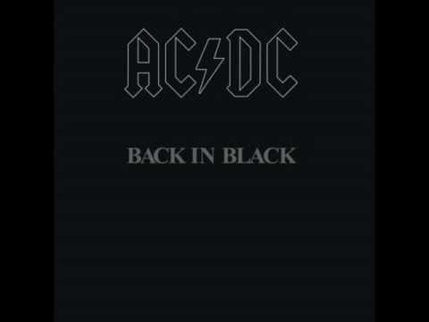AC/DC Back in black Backing Track (with vocals)