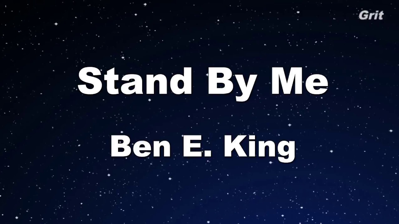Stand By Me Ben E. King Karaoke【Guide Melody】 Chords Chordify
