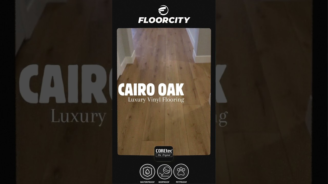 Cairo Oak Vinyl Flooring | Waterproof, Durable, & Stylish Luxury Floors for Homes