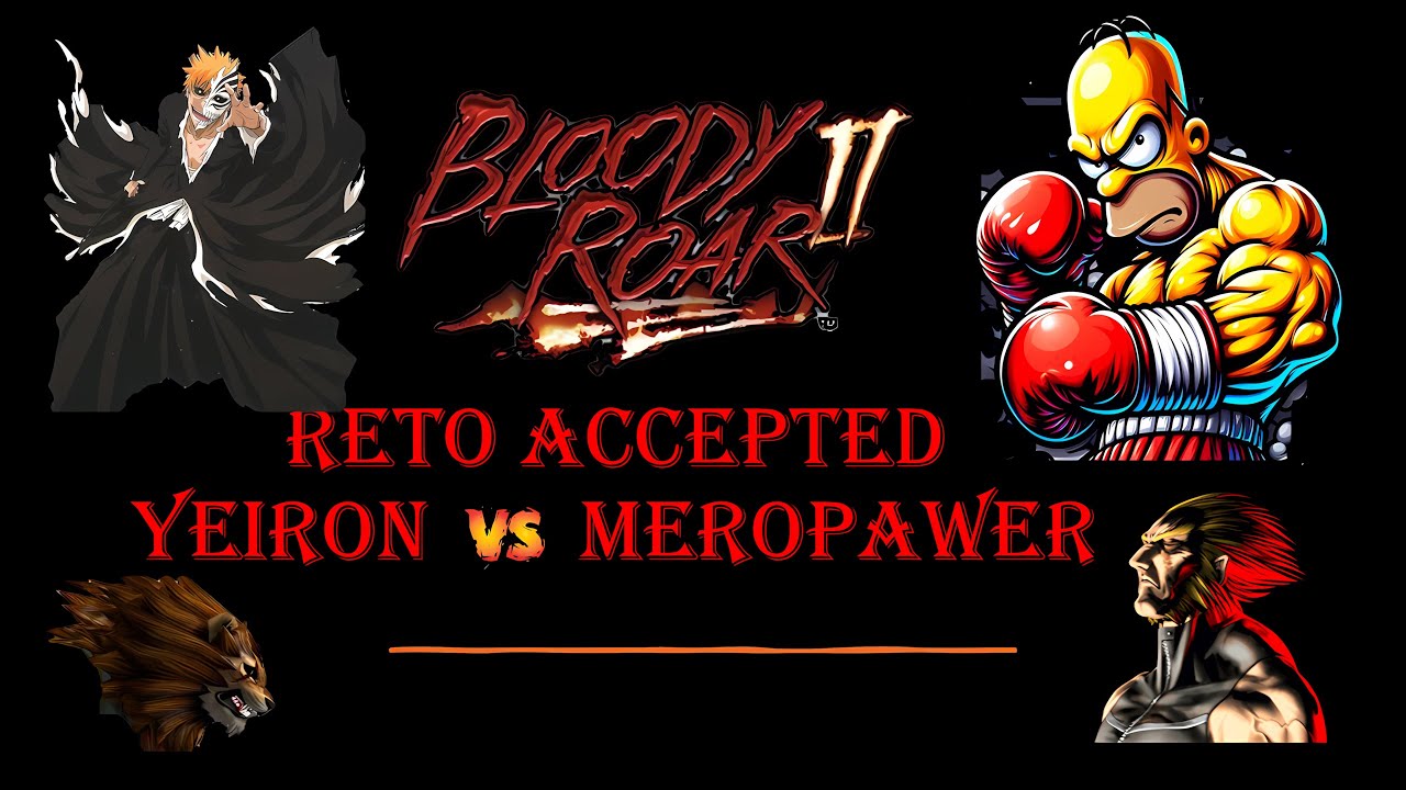 bloodyroar 2, 4K, Gamepley en español,  Yeiron vs ElMeroPawer  16 9,acp Mode,