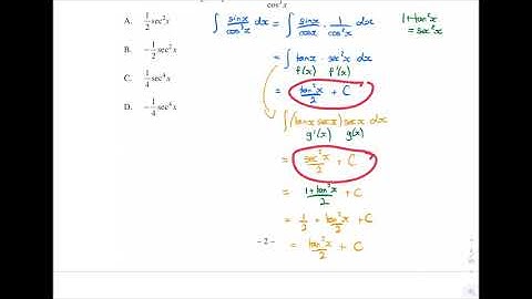 Sample HSC Ext2 Maths Exam: Multiple Choice
