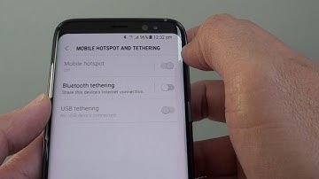 Samsung Galaxy S8: How to Enable / Disable Mobile Hotspot