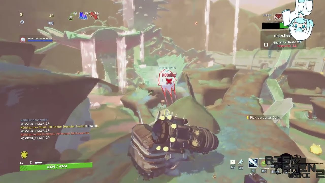 Random Risk of Rain stream with the Ror Wiki