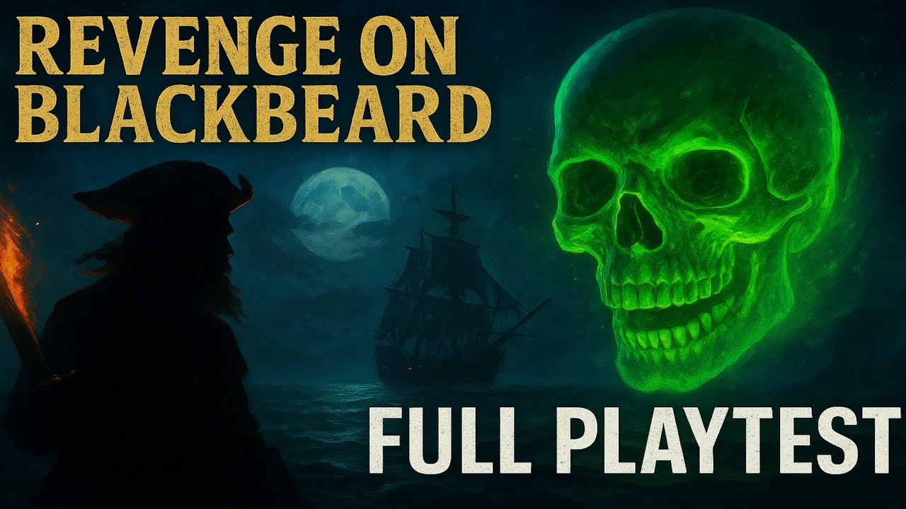 Davy Jones Steam Playtest FULL Walkthrough | Floating Skull & Revenge on Blackbeard (Edward Teach)