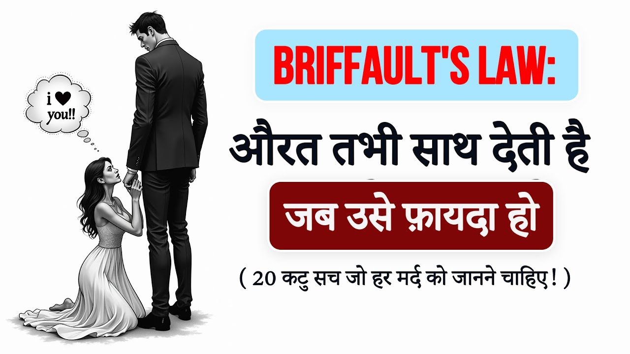 Briffault's Law: औरत तभी साथ देती है जब उसे फ़ायदा हो | 20 कटु सच जो हर मर्द को जानने चाहिए!