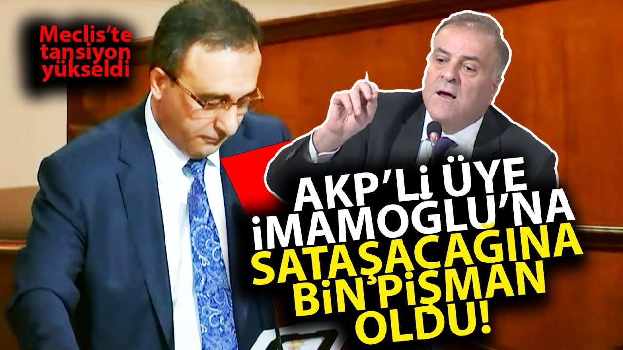 AKP'li Meclis Üyesi Ekrem İmamoğlu'na sataşacağına bin pişman oldu! Meclis Başkanı mikrofonu kapattı