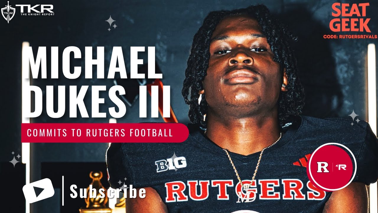 Michael Clark Rutgers Rutgers Football flips 2026 RB Michael Dukes from Toledo - Rutgers ...