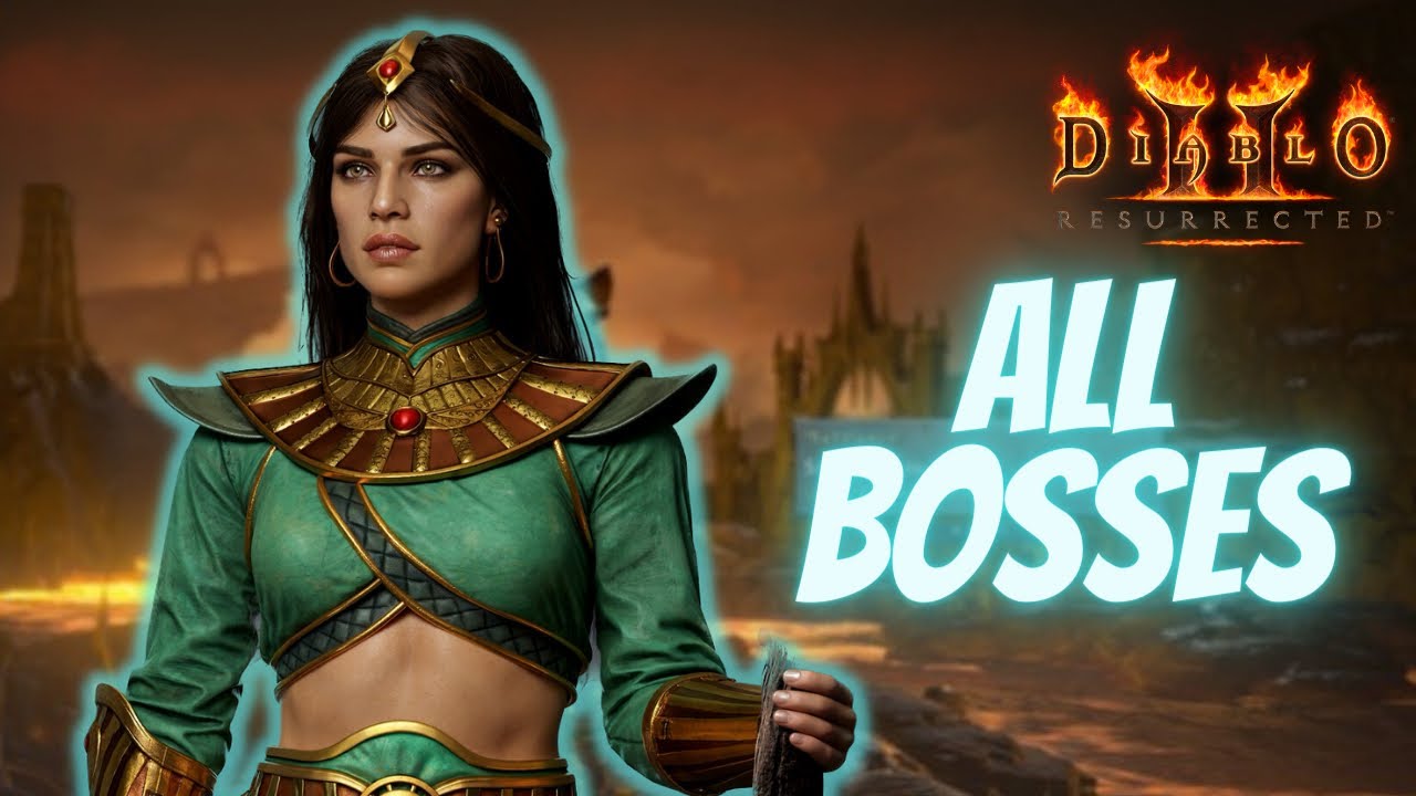 LEVEL 98 LIGHTNING SORCERESS (CLFO) - ALL ACT BOSSES - Diablo 2 Resurrected - Nintendo Switch