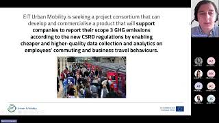 Targeted Open Call | Info Session | Topic 2: Employee Commuting Reporting