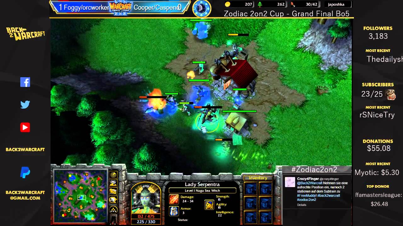 [ENG] Zodiac 2on2 Cup -foggy/orcworker vs. Cooper/Caspend - Grand Finale G2