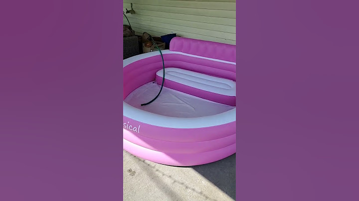 Giant pink inflatable pool from Amazon. Perfect pool for summer! #homestead