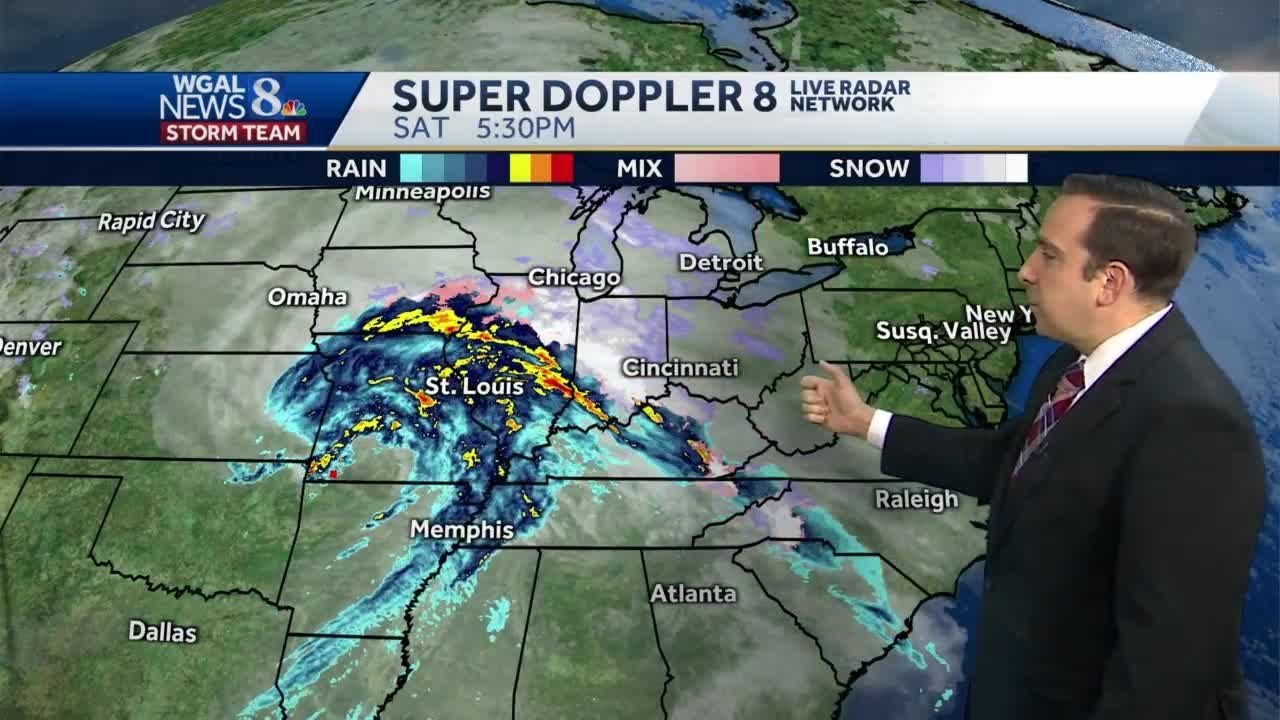 Winter storm warning issued for 3 a.m. Sunday through 5 a.m. Tuesday ...