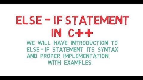 ELSE IF STATEMENT in C++ Urdu/Hindi