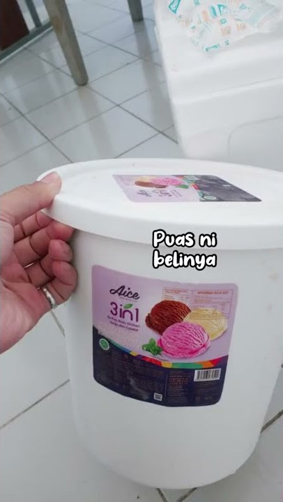 Es Krim AICE 3 In 1 Bucket 8L Viral #aice #eskrim #shopee #viral #murah