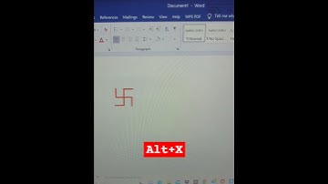 Swastik symbol in Ms word #jaishreeram #viral #shorts #trending