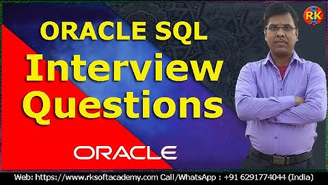 Oracle SQL Interview Questions | Oracle Interview Questions | Oracle SQL | Oracle SQL Tutorial