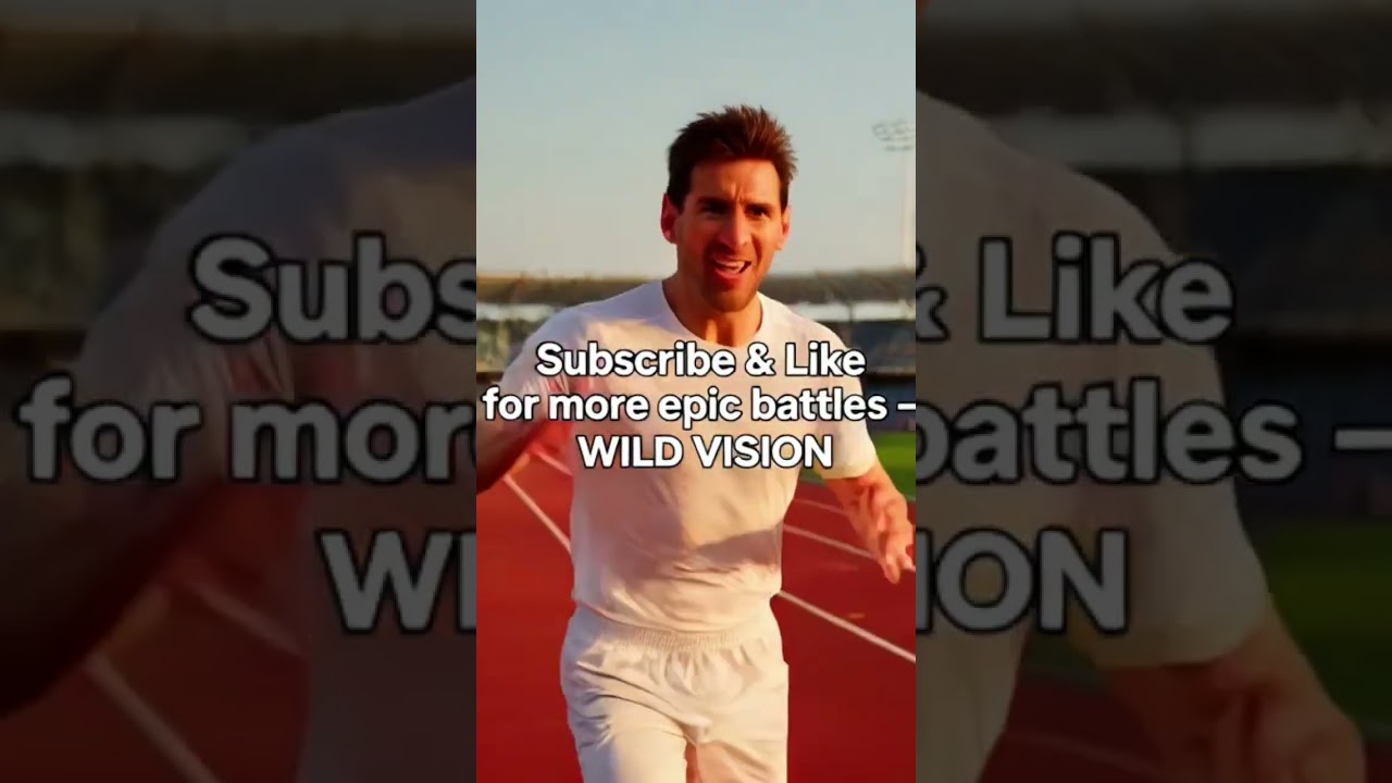 “Messi vs Ronaldo: Speed Race 🔥 | WILD VISION”