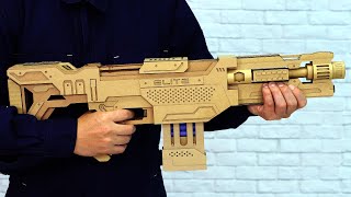 картинка: 【NERF】Как сделать винтовку из картона
