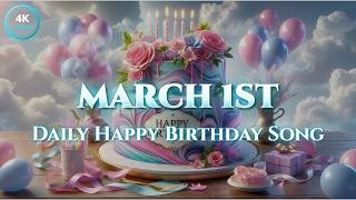 Happy Birthday March 1st 🎸 Acoustic Guitar Birthday Song (4K Edition)