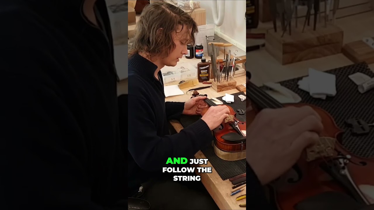 Remove Rosin Buildup from Violin Strings with Magic Rub Eraser 