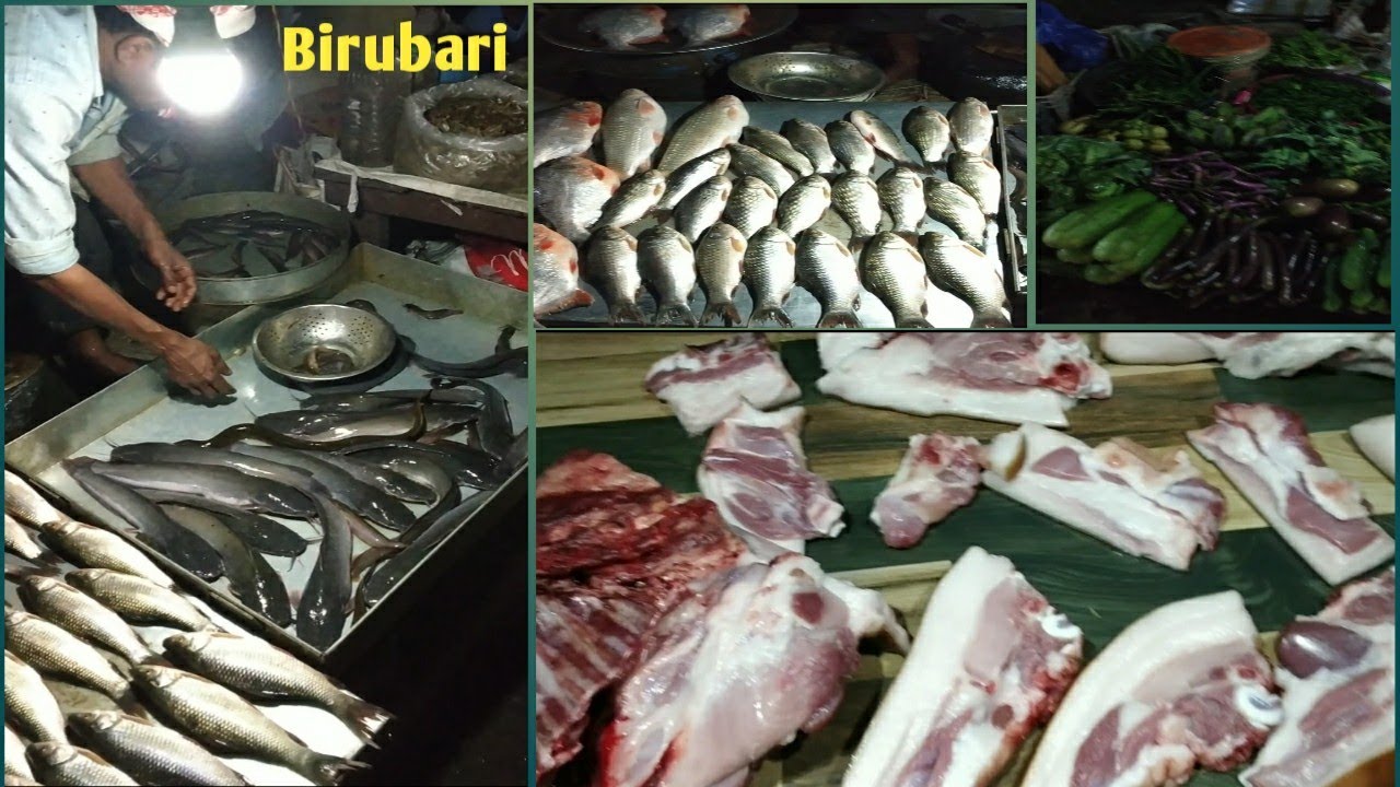 Birubari Market in Guwahati Assam India 2023