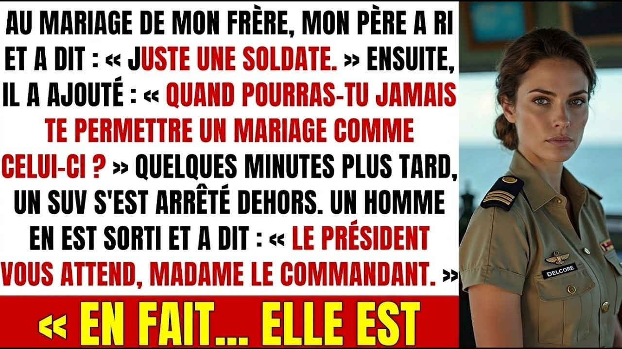 Au mariage de mon frère, mon père n'était qu'un simple soldat : Puis, le SUV présidentiel est arrivé