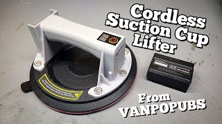 Testing out a cordless suction cup lifter from Vanpopubs
