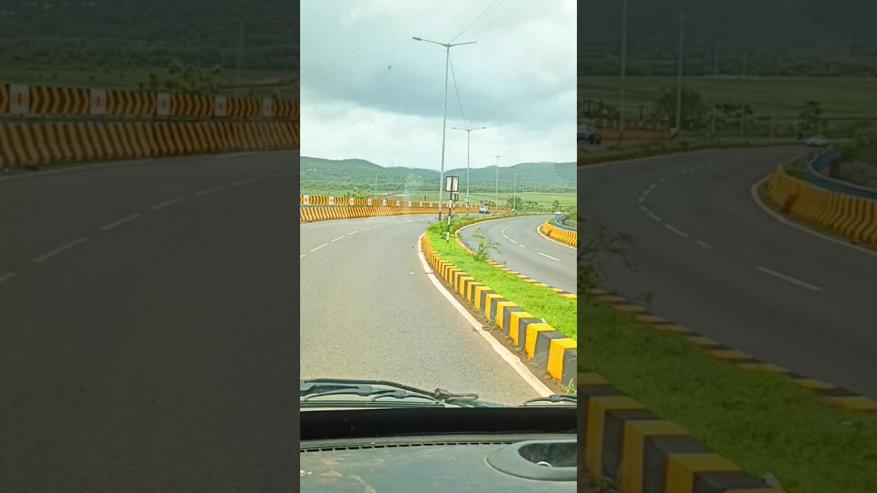 Beautiful view of Goa Road” 🌴🚗 