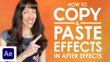 How to Copy and Paste Effects in Adobe After Effects