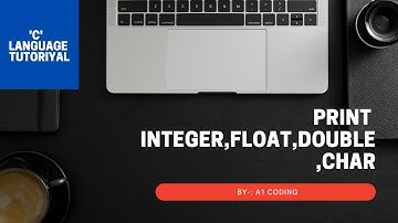 C programing | code for print integer | float | double | char value on console
