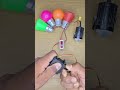 फ्री एनर्जी से पांच बल्ब लाइट चालू किया • Dc Power energy create motor