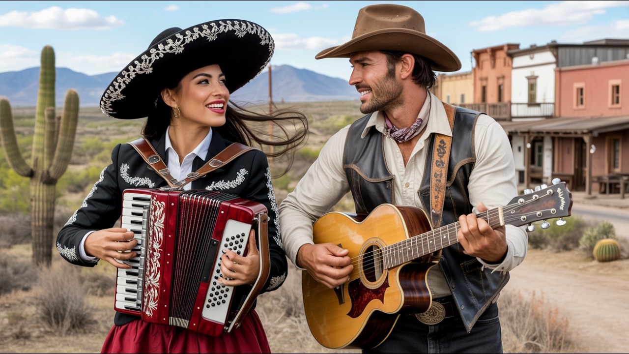 Мариачи и старинные западные инструменты | Расслабляющая гитара и аккордеон из Мексики и США