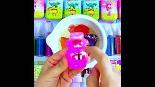 Satisfying Slime ASMR🌈 DIY How To Make Cloud Slime Mixing Makeup Cosmetics BB Cream Glitters #slime