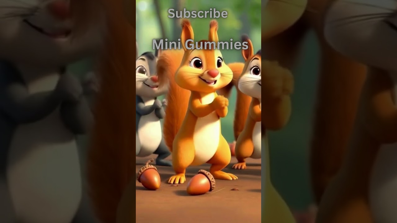 Five Little Squirrels (Rhymes) 