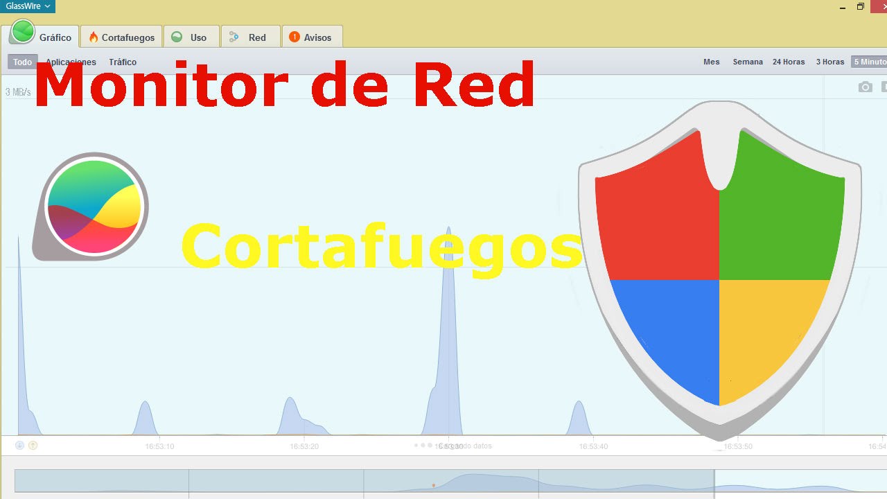 Monitorea tu red y PC  || GlassWire