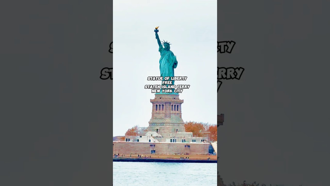 Best views of the Statue of Liberty for FREE - Hop on Staten Island Ferry!