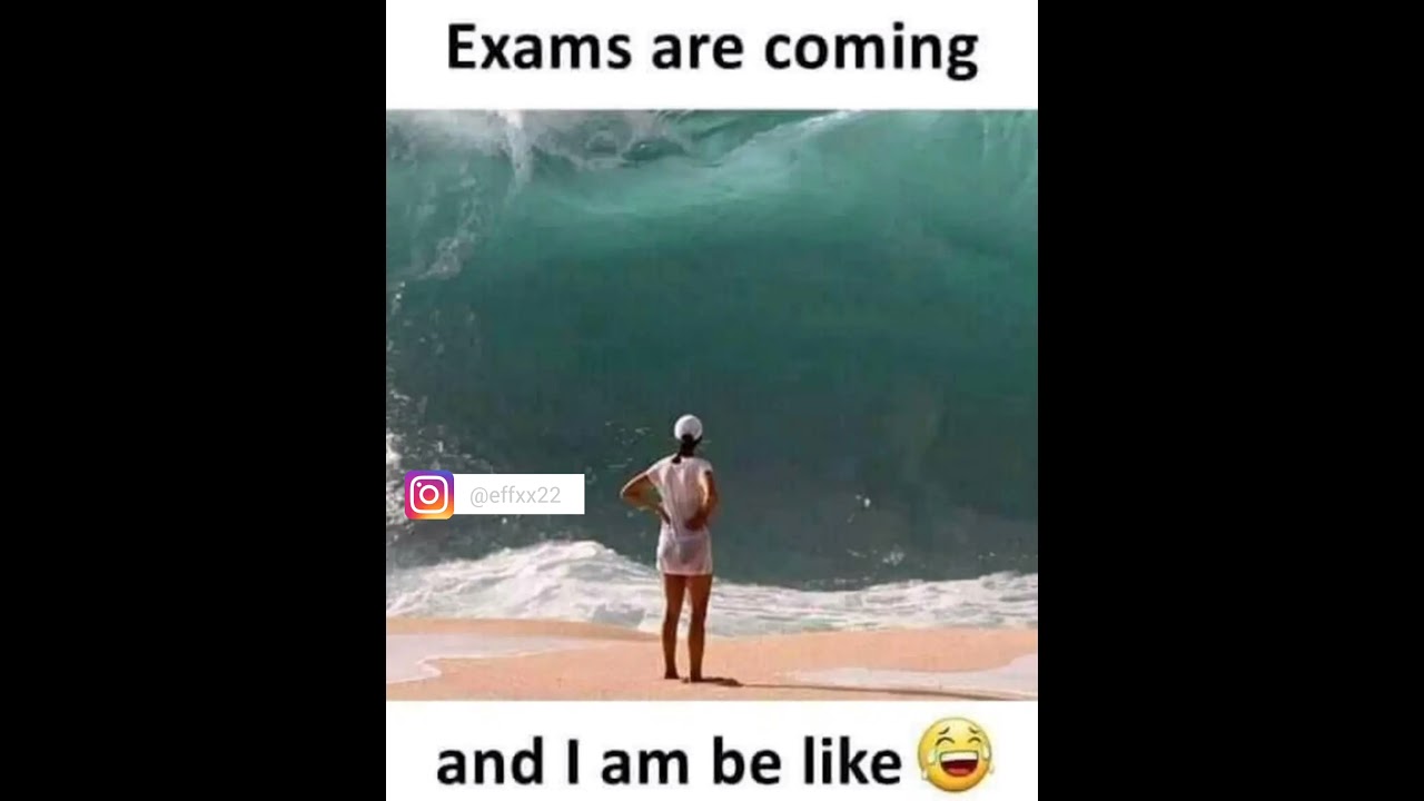 Is it truth!? 😂 Exam Be Like 🌊