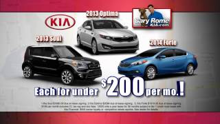 3 Kia's for Under $200 only at Gary Rome Kia of Enfield