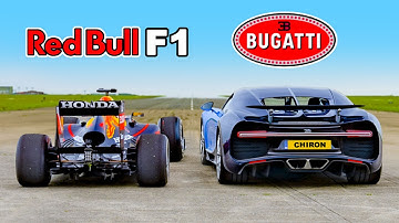 Bugatti Chiron v F1 Car: DRAG RACE