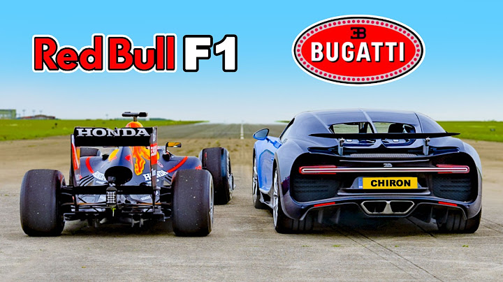 Bugatti Chiron v F1 Car: DRAG RACE