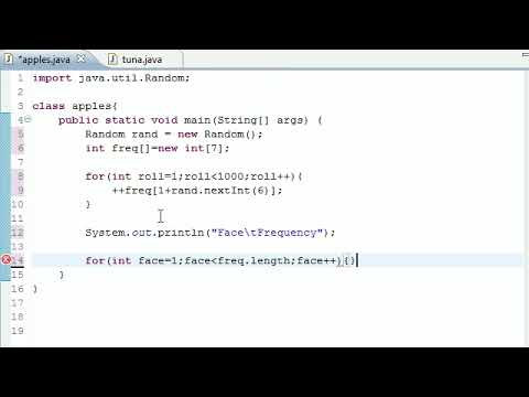 Java Programming Tutorial   30   Array Elements as Counters