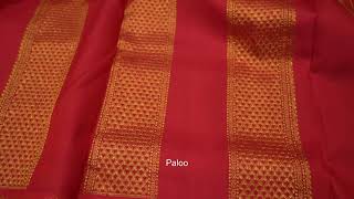Muted Olive Green Ten yards silk saree SS9221