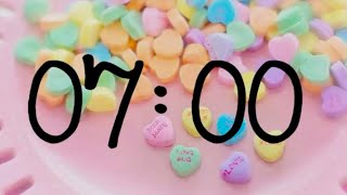 Valentine’s Day ❤️ 7 Minute Countdown Timer With Music 🎵